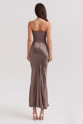Aura | Dames Maxi-jurk – Strapless Design & Elegante Pasvorm