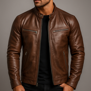 Hawthorne | Heren Vintage Bikerjack