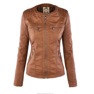 ELYSSI Leren Jas Dames met Capuchon van PU-Leer