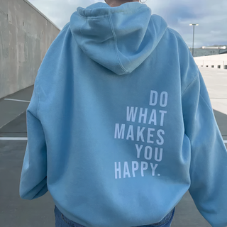 Dames Oversized Trui met Capuchon | Urban & Casual Blauw