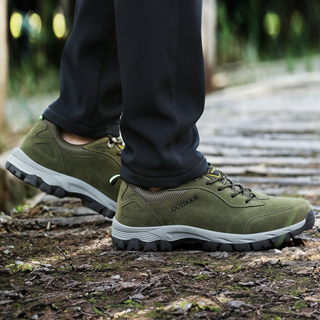 Heren Wandelschoenen - Veterschoenen met profielzool voor extra grip
