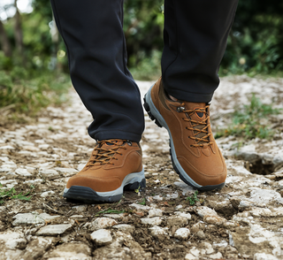 Heren Wandelschoenen - Veterschoenen met profielzool voor extra grip