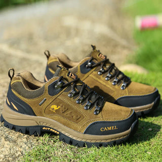 Heren Wandelschoenen met Veters en Profielzool