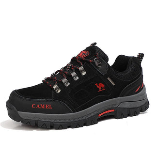 Heren Wandelschoenen met Veters en Profielzool Zwart