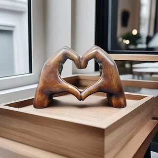 WarmHeart – Handgemaakt houten hartornament als symbool van liefde