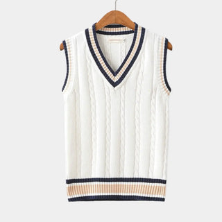 Berkeley | Sportieve V-hals Sweater Vest Wit