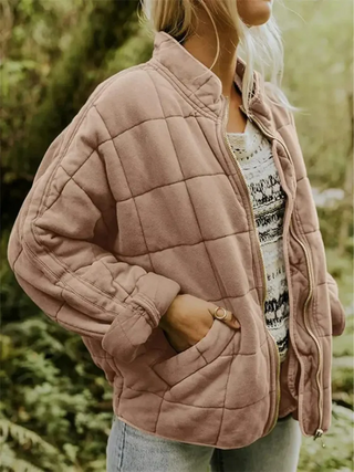 Noelle | Casual Overgangsjack Kaki