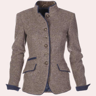 Zwarte Blazer Dames Katoen - Lange Stijlvolle Blazer