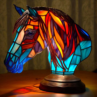 Moderne Kunstlamp - LumiAura Paard 15CM