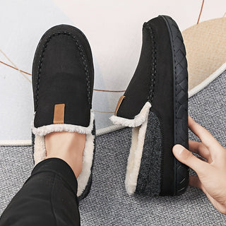 Heren Loafers Pantoffels - Warm Fijnwol - Winter - Fijn voor Thuis
