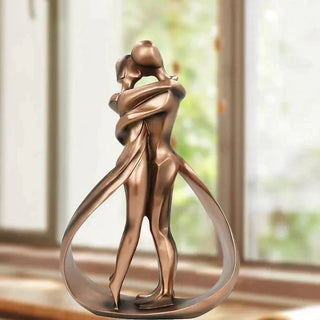 MEELANO Harpiks-par - Statue "Evig kærlighed".
