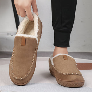 Heren Loafers Pantoffels - Warm Fijnwol - Winter - Fijn voor Thuis