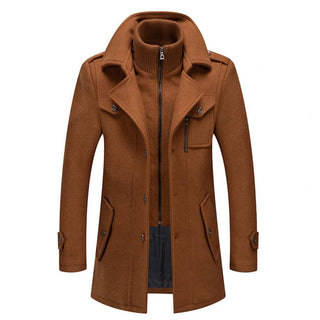 Benjamin Lange Winterjas Heren Bruin