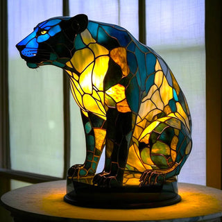 Moderne Kunstlamp - LumiAura Luipaard 15CM