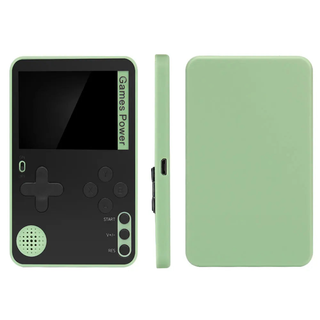Handheld Retro Gameconsole - 500 Klassieke Games Draagbare Mini Speler met Kleurenscherm, Oplaadbaar Cadeau voor Kinderen & Volwassenen Groen