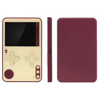 Handheld Retro Gameconsole - 500 Klassieke Games Draagbare Mini Speler met Kleurenscherm, Oplaadbaar Cadeau voor Kinderen & Volwassenen Rood