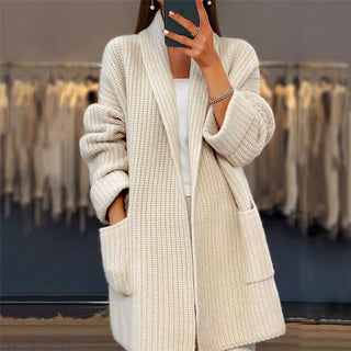 Celeste | Gebreid Vest Crème
