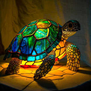 Moderne Kunstlamp - LumiAura Schildpad 15CM