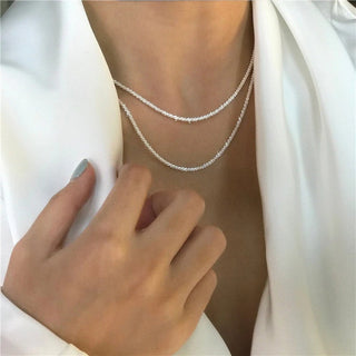 Sterrenlicht Ketting Zilver Set Default Title