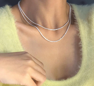 Sterrenlicht Ketting Zilver Set