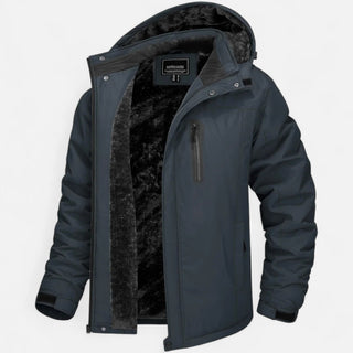 Ancienne Monde | Heren Winterparka Waterdicht met Fleece Voering Donkergrijs