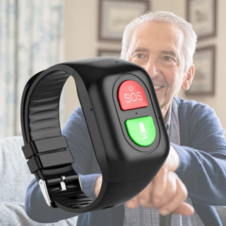 SeniorSafe 4G Watch - Senioren Smartwatch met GPS en 4G – SOS‑alarm, Gezondheidsmonitor & Locatietracking
