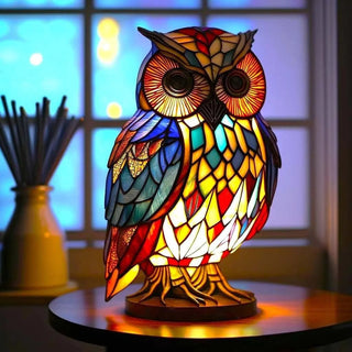 Moderne Kunstlamp - LumiAura Uil 15CM