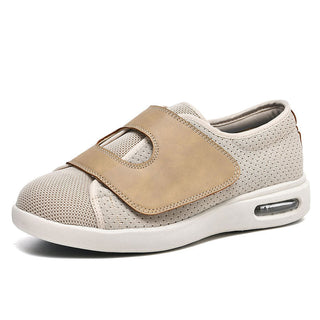 Extra Brede Diabetische Schoenen Voor Gezwollen Voeten Brede Schoenen Beige