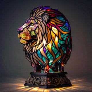Moderne Kunstlamp - LumiAura Leeuw 15CM