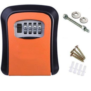 MEELANO Central opbevaring af nøgler | Sikkerhedsløsning - SecureKey Orange
