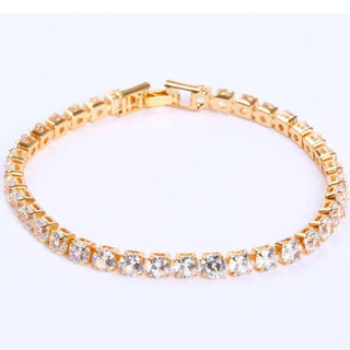 Schakelarmband | Ketting Tennisarmband Goud
