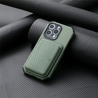 MagSafe Portemonnee Telefoonhoesje - TitanWallet Carbon Groen