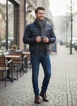 Bram | Heren Luxe Gewatteerd Jack