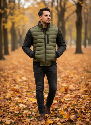 Calvyris | Heren Gewatteerde Puffer Jack