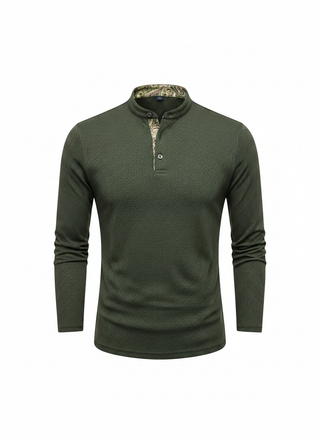 Theo | Henley Shirt met Lange Mouwen