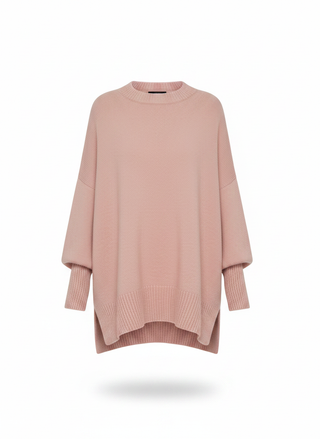 Kimia | Oversized Trui met Ronde Hals