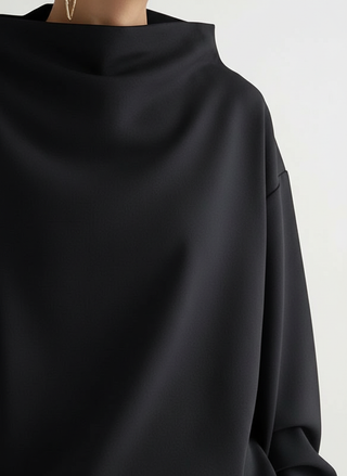 Ever | Gedrapeerde Top met Col