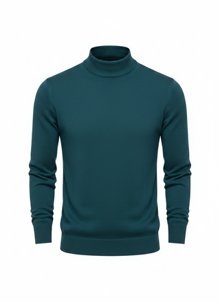 Cas | Heren Gebreide Trui Zachte Ronde Hals Casual Pullover