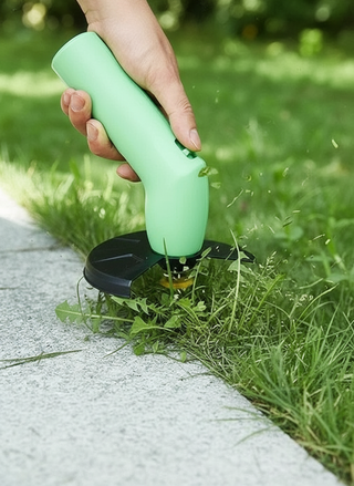 Grastrimmer op Batterij voor Gazonranden & Paden - Snoerloze Handheld Onkruidtrimmer