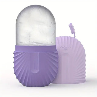 MEELANO Ice-Face Roller til huden Lilla