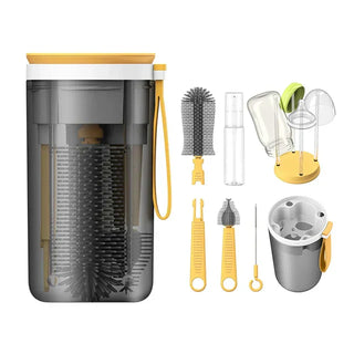 MEELANO På farten Bottle Cleaner - Handy & Compact - ConBot Gul