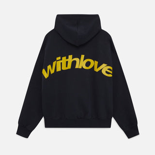 Oversized Hoodie met 'With Love' Print