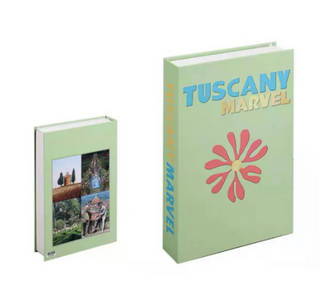 Set van 12 Decoratieve Boeken voor Stijlvolle Interieur – Perfecte Decoratie voor Salontafel en Presentatie Toscane Wonder