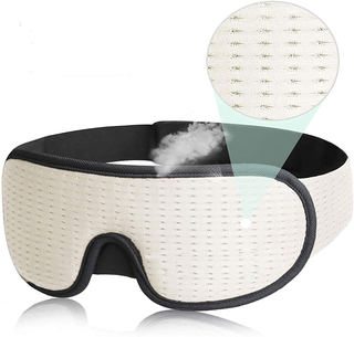 MEELANO Dreampro | UltraComfort 3D Sovemaske: Perfekt mørke Hvid