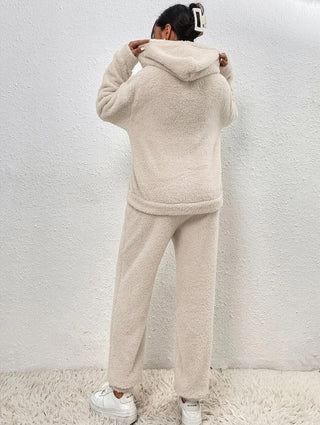 Ultra-Comfortabel Teddy Huispak met Capuchon - Winterwonder Lana
