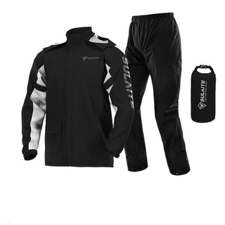 Waterdichte Outdoor Regenpak - StormGuard - Lichtgewicht en Comfortabel Zwart