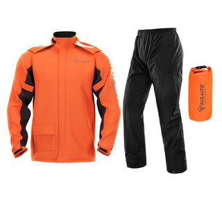 Waterdichte Outdoor Regenpak - StormGuard - Lichtgewicht en Comfortabel Oranje