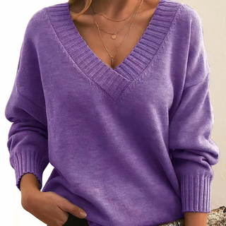 Herfst Luxe Kasjmiertrui - Isabella Lila