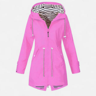 Ancienne Monde | Dames Waterdichte Jas Tijdloze Elegantie Roze