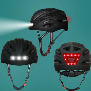 MEELANO HelmLight | Oplyst cykelhjelm | Hjelm med lys